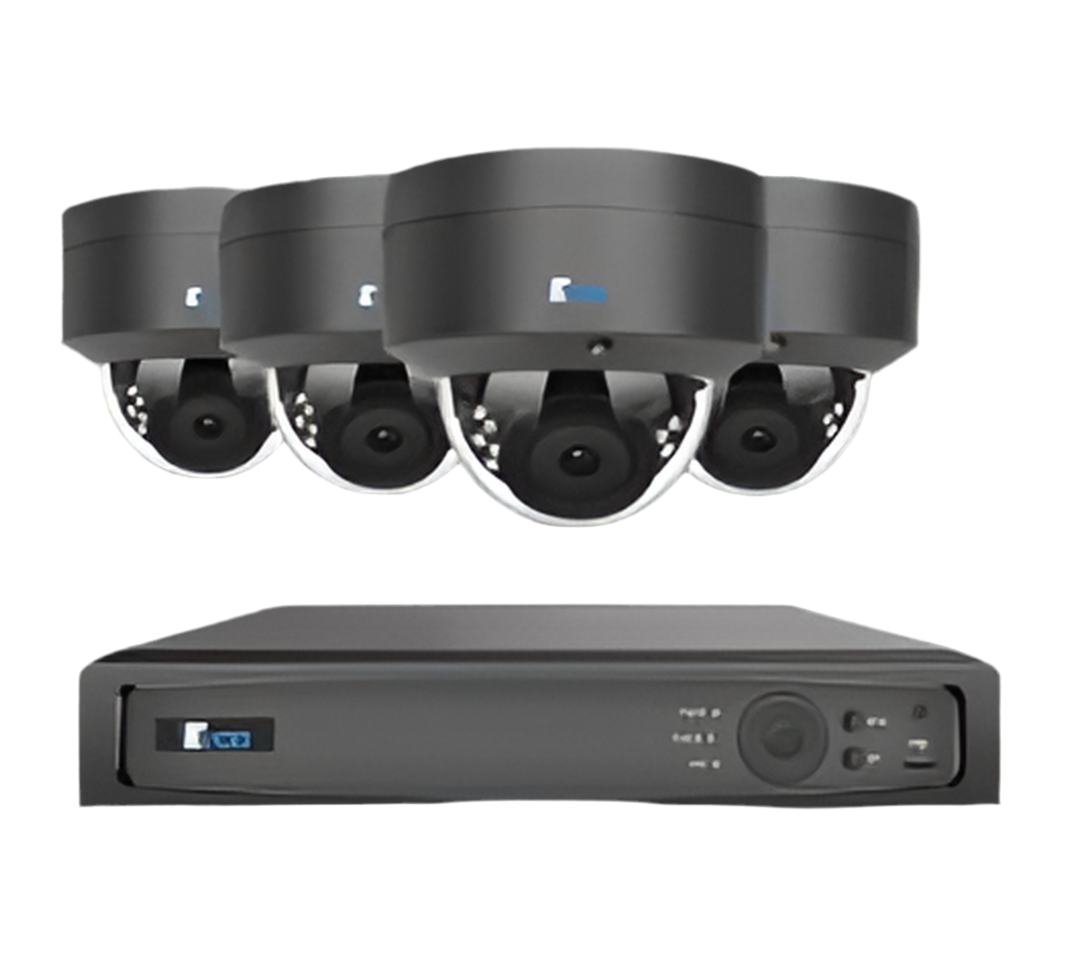 Evoo Smart Eye Überwachungspaket 4 x Smart Eye Kameras und 2TB HDD