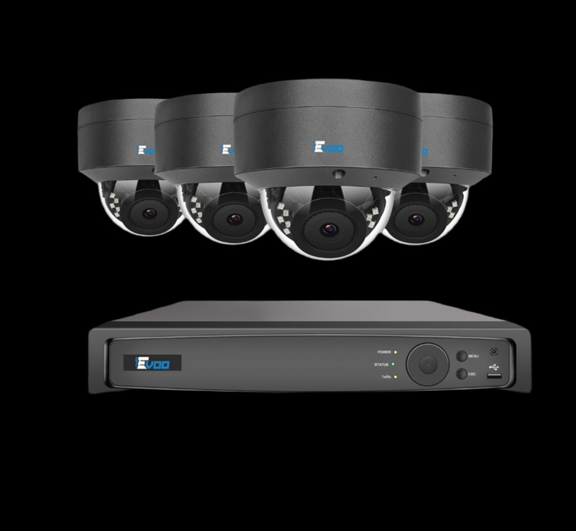 Evoo Smart Eye Überwachungspaket 6 X Smart Eye Kameras und 2TB HD